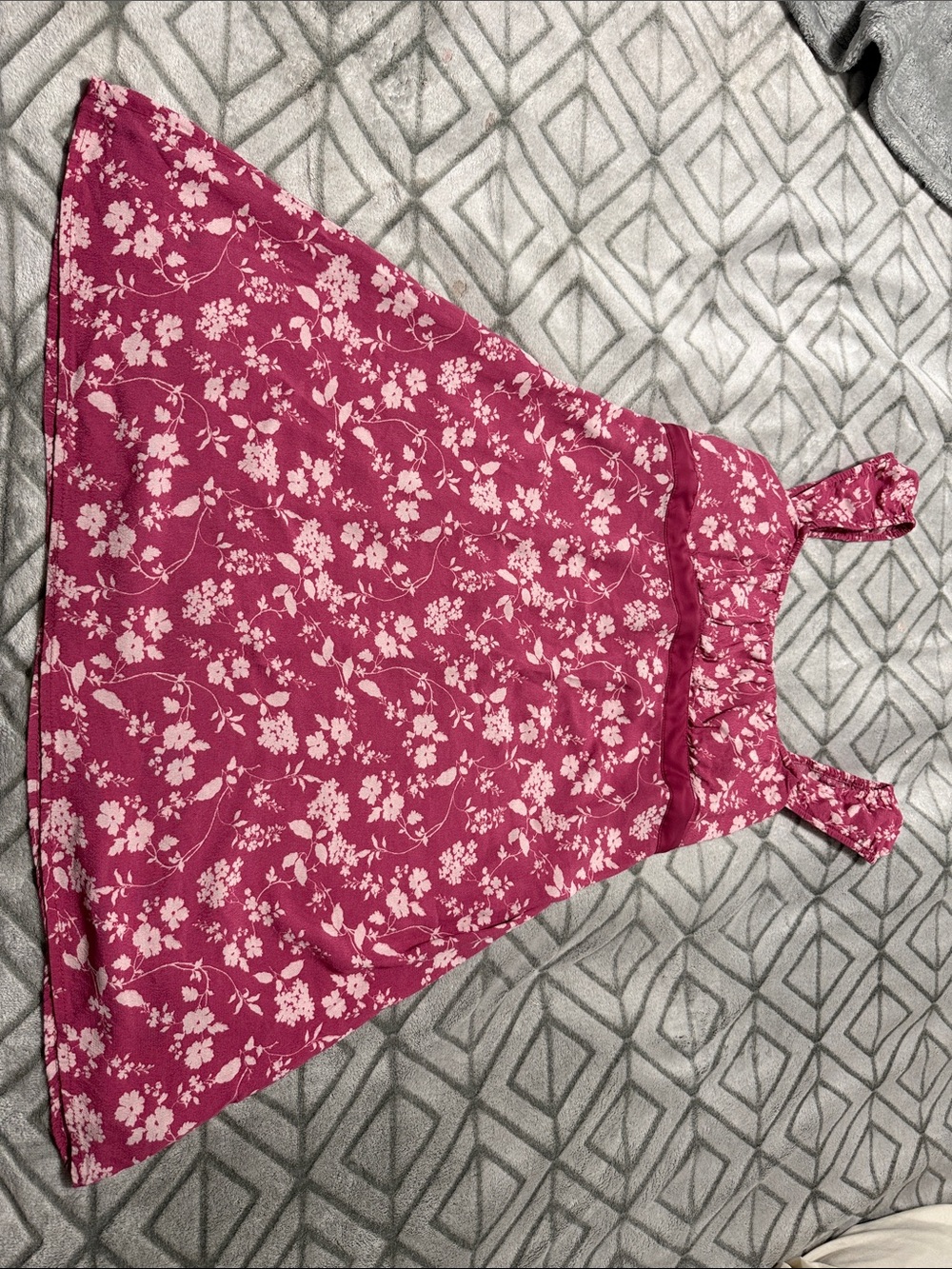 No Boundaries Pink Floral Sleeveless Sundress